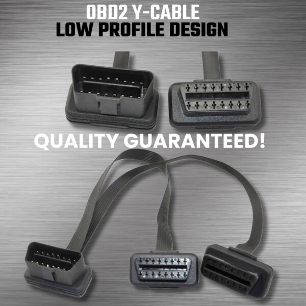 Ultra Low Profile OBD2 Splitter Extension Cable 16pin - Image 6