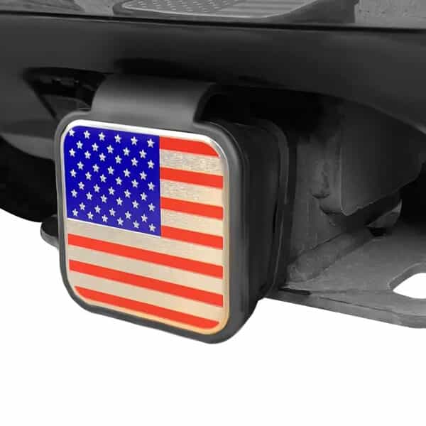 Patriotic Trailer Hitch Cover – American Flag Design - Image 19