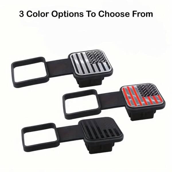 Patriotic Trailer Hitch Cover – American Flag Design - Image 3