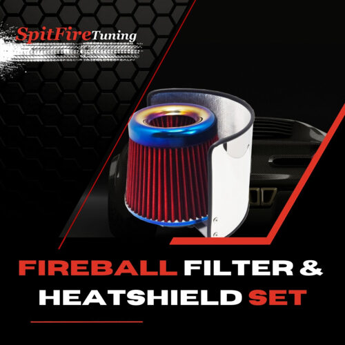 Fireball Premium Intake Filter and Heatshield Set